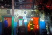 Rumah Terbakar di Ponorogo, Jawa Timur. (Dok. Fin)
