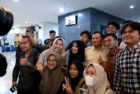 Kedatangan Menteri Pertahanan RI Prabowo Subianto di Universitas Ahmad Dahlan (UAD), Yogyakarta, mengundang antusiasme mahasiswa. (Dok. Tim Media Prabowo Subianto)