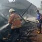Gudang Kayu di Wilayah Magetan hangus terbakar. (Dok. FIN)
