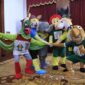 Kick off Porprov VIII/2023 Jatim perkenalkan lima maskot perwakilan di Gedung Negara Grahadi, Sabtu (2/9). 