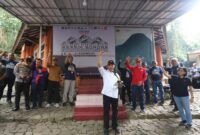 memberikan sambutan Aksi Nyata Revolusi Mental Bersih Gunung Gede Pangrango, Selasa (19/9).