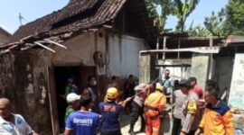 Pujianto, 57 tahun, warga Desa Pelem, Kecamatan Karangrejo, diketahui t sudah berada di dalam sumur berkedalaman 15 meter. (Dok. FIN)
