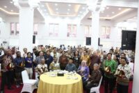 Menko Muhadjir hadiri Seminar Nasional dengan tema “Menuju Papua Maju” di Aula Heritage Kemenko PMK, pada Rabu (18/10).