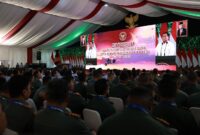 Menteri Pertahanan Prabowo Subianto membuka 'Simposium Geopolitik & Geostrategis Global serta Pengaruhnya terhadap Indonesia' di Kementerian Pertahanan. (Dok. Tim Media Prabowo Subianto)