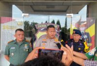 Kapolres Pamekasan AKBP Jazuli Dani Iriawan beri keterangan pers terkait libur Natal 2023 dan Tahun Baru 2024, Kamis (21/12/2023).