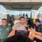 Kapolres Pamekasan AKBP Jazuli Dani Iriawan beri keterangan pers terkait libur Natal 2023 dan Tahun Baru 2024, Kamis (21/12/2023).