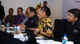 Wakil Ketua Komisi IV DPR RI Sarmuji saat beri pemaparan di Focused Group Discussion (FGD) “Ketersediaan Pupuk dan Produktivitas Pertanian”.