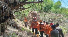 Seorang santri di Kabupaten Madiun, Jawa Timur, ditemukan tewas tenggelam di Bengawan Madiun. (Dok. BPBD Kabupaten Magetan)