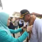 Menko Muhadjir saat disambut oleh dokter RSUD OKU Timur.