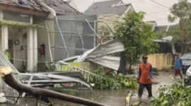 Angin Kencang Terjang Sidoarjo. (Dok. BPBD Kebupaten Sidoarjo)
