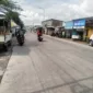 Proyek betonisasi jalan yang dikerjakan Pemkab Sidoarjo kini sudah bisa dinikmati masyarakat.