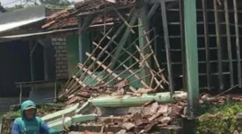 Kerusakan di Kab. Gresik akibat gempa pertama M6.0. (Dok. Isitmewa)