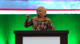 Calon Gubernur (Cagub) Jawa Timur (Jatim) nomor urut 2, Khofifah Indar Parawansa. (Facebook.com/@Khofifah Indar Parawansa)