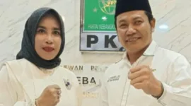  Hj Mimik Idayana bersama H Subandi.
