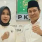  Hj Mimik Idayana bersama H Subandi.
