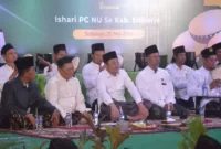  Plt. Bupati Sidoarjo H.Subandi hadiri kegiatan keagamaan Lailatul Hadrah Shalawat Tebang Ishari di Pendopo Delta Wibawa, Sabtu Malam (25/5).
