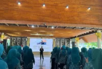 Sosialisasi tindak kekerasan dan pelecehan seksual dalam rumah tangga di Pendopo Delta Wibawa.