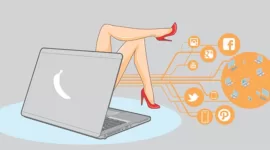 Ilustrasi prostitusi berbasis daring. (hukumonline.com)