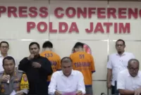 Polda Jatim resmi menetapkan tiga pelaku penembakan-di Tol Sidoarjo-Surabaya sebagai tersangka. (foto: istimewa)