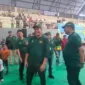Plt Bupati Sidoarjo Subandi bersama Ketum KONI Jatim M Nabil.