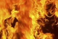 Ilustrasi orang terbakar. (foto: ist)