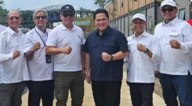 Menteri BUMN Erick Tohir di IKN. (foto: Dok. PGN)