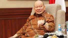 Ketua DPD RI AA LaNyalla Mahmud Mattalitti mendukung penguatan hukum perlindungan lingkungan dengan pendekatan antroposen. (foto: tim media LaNyalla)  
