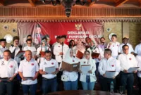 Anggota DPD RI terpilih baik petahana maupun baru sepakat usung AA LaNyalla Mahmud Mattalitti kembali jadi ketua. (foto: tim media LaNyalla)