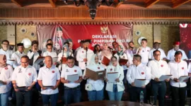 Anggota DPD RI terpilih baik petahana maupun baru sepakat usung AA LaNyalla Mahmud Mattalitti kembali jadi ketua. (foto: tim media LaNyalla)