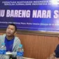 Priyo Sudibyo dalam acara Sinau Bareng Narasumber yang digelar PWI Malang Raya.