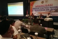 Kepala Desa se-Sidoarjo ikuti kegiatan Sosialisasi Program Strategis Nasional yang berlangsung di Luminor Hotel Sidoarjo, Rabu (24/7/2024).