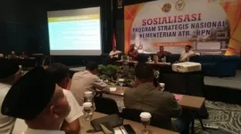 Kepala Desa se-Sidoarjo ikuti kegiatan Sosialisasi Program Strategis Nasional yang berlangsung di Luminor Hotel Sidoarjo, Rabu (24/7/2024).