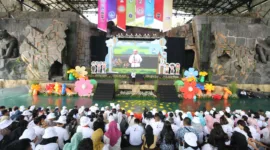 Menko PMK saat mengisi sambutan pada 