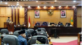 DPRD Kabupaten Sidoarjo menggelar rapat Paripurna yang dipimpin langsung Ketua DPRD Sidoarjo H. Usman M.Kes. Pada Selasa (30/7/3034).