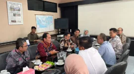 PT Bank Tabungan Negara berdialog dengan pengurus Kadin Jatim, Selasa 9 Juli 2024. (foto: ist)