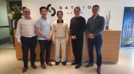 Raja properti Indonesia Sathio Group jajaki kerja sama dengan dengan bos Restaurant Garam Merica Sydney pada Senin, 15 Juli 2024. (foto: dok pribadi)