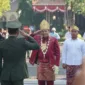 Plt Bupati Sidoarjo Subandi menjadi inspektur upacara HUT ke-79 RI di Alun-alun Sidoarjo.