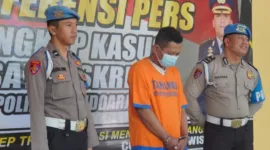 Pelaku pembobolan rumah kosong berhasil diamankan Satreskrim Polresta Sidoarjo.