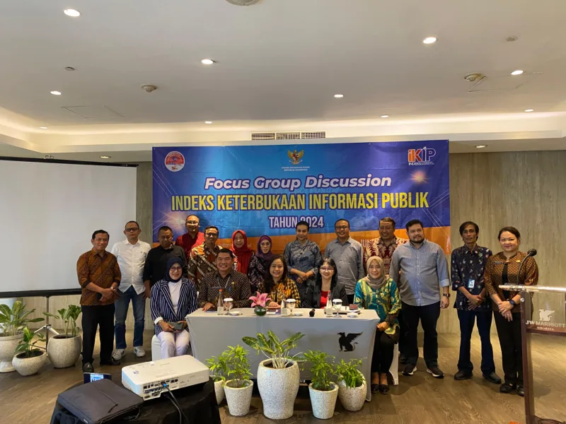 Diskusi tentang Indeks Keterbukaan Informasi Publik (IKIP) di Provinsi Jatim, Jumat (3/8) di Hotel JW Marriot, Surabaya.