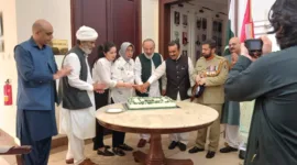 Perempuan Indonesia keturunan Pakistan ini tak pernah menyangka, bahwa karya-karya lukisannya, yang bertema tentang Pakistan akan dipamerkan di Kedutaan Pakistan di Jakarta.