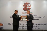 Direktorat Jenderal Imigrasi Kementerian Imigrasi dan Pemasyarakatan Republik Indonesia menjalin kerja sama strategis dengan Imigrasi Kerajaan Kamboja dalam pertemuan bilateral kedua yang digelar di Bali pada Senin, (19/5/2025).