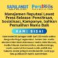 Hubungi WhatsApp Center: 0831 1555 7788, jika Anda atau korporasi Anda ingin melakukan publikasi press release, baik di media mainstream maupun bukan. (Dok Sapulamgit.com)