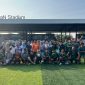 BRI Branch Office (BO) Surabaya Jemursari olahraga bersama PLN di BRILiaN Stadium Surabaya, Jumat (4/7/2025).
