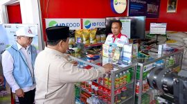 Presiden Prabowo Subianto resmikan koperasi desa sebagai pusat distribusi pangan dan energi nasional berbasis komunitas lokal. (Facebook.com @Setkab RI)