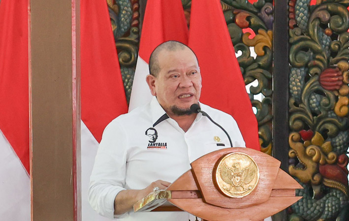 Anggota DPD RI, AA LaNyalla Mahmud Mattalitti. 