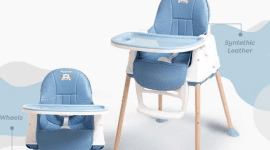 Sugarbaby memiliki produk kursi makan bayi dengan beberapa pilihan warna modern. (Dok. blibli.com)