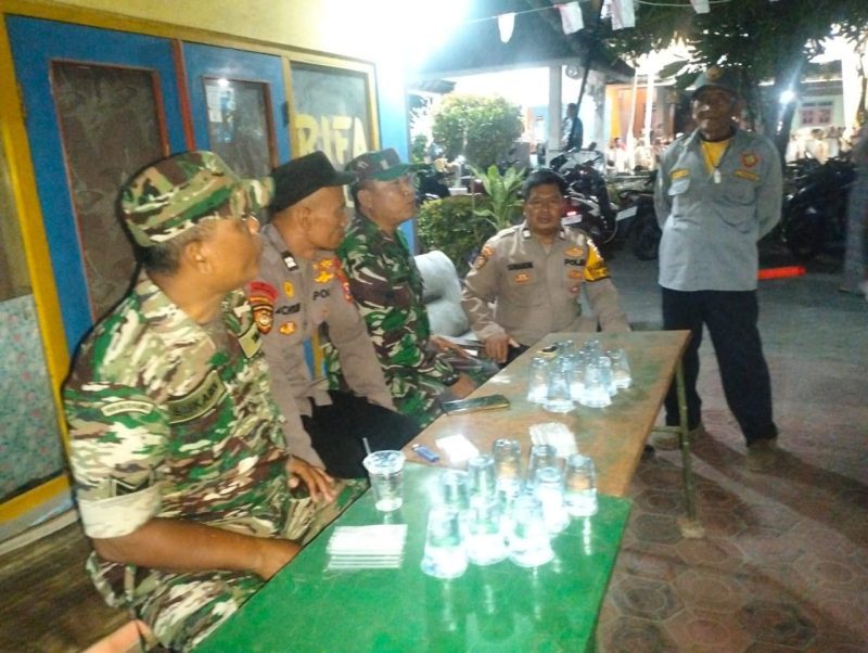 Polsek Tulangan bersama Koramil Tulangan terus memperkuat sinergi menjaga keamanan wilayah.