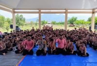 Polsek Krembung Polresta Sidoarjo melaksanakan pembinaan dan penyuluhan (Binluh) tentang tata kelola keamanan perkemahan di Bumi Perkemahan Desa Tanjekwagir, Kecamatan Krembung, Senin (29/9/2025).