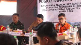 Rapat koordinasi harian di Posko Tanggap Darurat, Kepala BNPB Letjen TNI Suharyanto melaporkan bahwa hingga Jumat (03/10/2025).