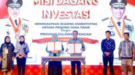 Gubernur Jawa Timur Khofifah Indar Parawansa kembali mencatatkan prestasi membanggakan melalui gelaran Misi Dagang dan Investasi antara Provinsi Jawa Timur dengan Provinsi Sulawesi Tengah yang digelar di Best Western Plus Coco, Kota Palu, Sabtu (18/10).